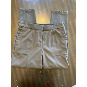 APT 9‎ Women Dress Pants 8P Regular Gray Mid Rise Modern Fit Stretch Trouser